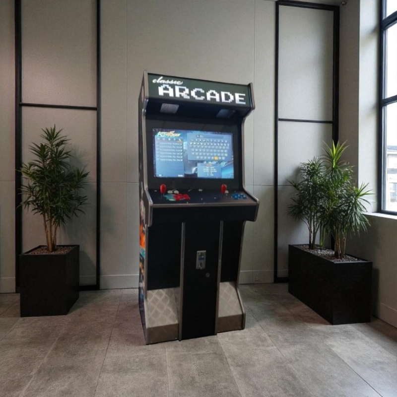 Borne d'Arcade Multi Jeux - Machine avec Écran HD et Commandes Classiques